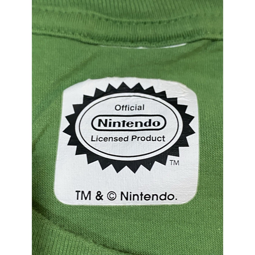 Nintendo DONKEY KONG IT'S ON LIKE DONKEY KONG T-Shirt Green Short Sleeve Large? - Picture 5 of 5